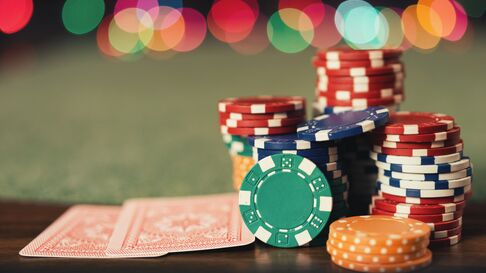 Poker Chips and Two Cards