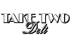 Take Two Deli White Logo